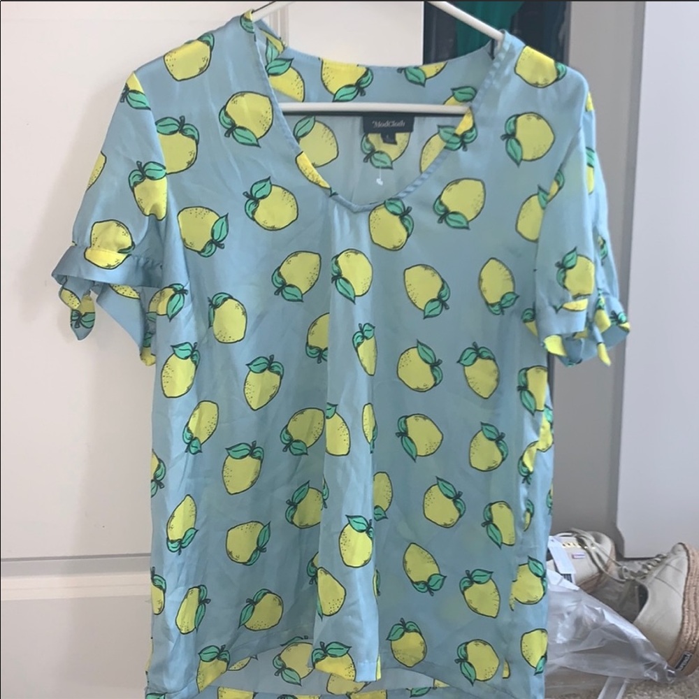Silky lemons ModCloth top